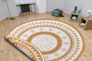 Kusový koberec Twin Supreme 105790 Jamaica Ochre kruh – na ven i na doma