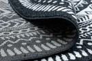 Kusový koberec Napkin black kruh