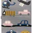 Dětský kusový koberec Petit Toys cars grey