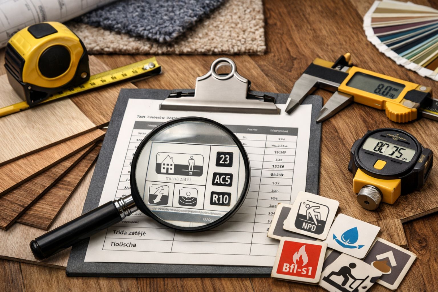 Technické parametry podlahových krytin: Co znamenají a jak se v nich vyznat?