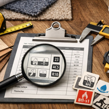 Technické parametry podlahových krytin: Co znamenají a jak se v nich vyznat?