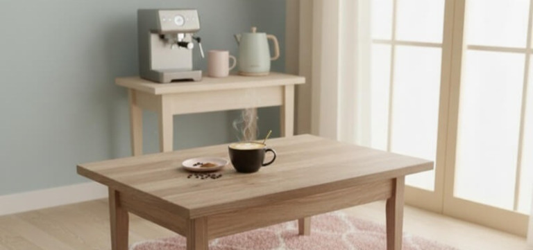 Coffee station decoration: zařiďte si kávový koutek