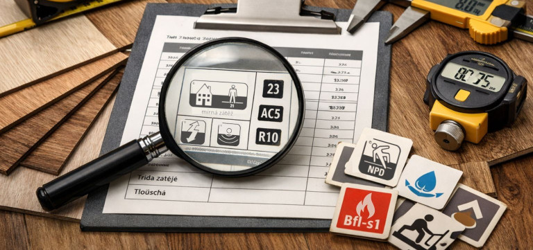 Technické parametry podlahových krytin: Co znamenají a jak se v nich vyznat?