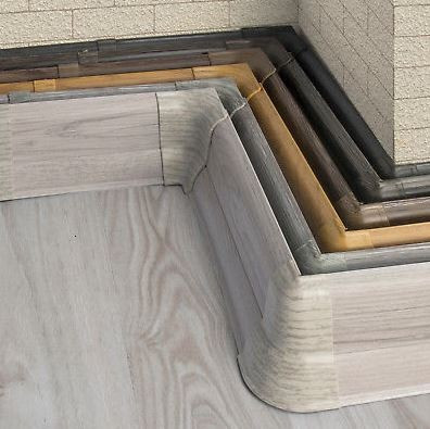 Obvodová soklová lišta plastová (pro PVC a vinyl) jasan rustic 761 - 250cm (obrázek 12)