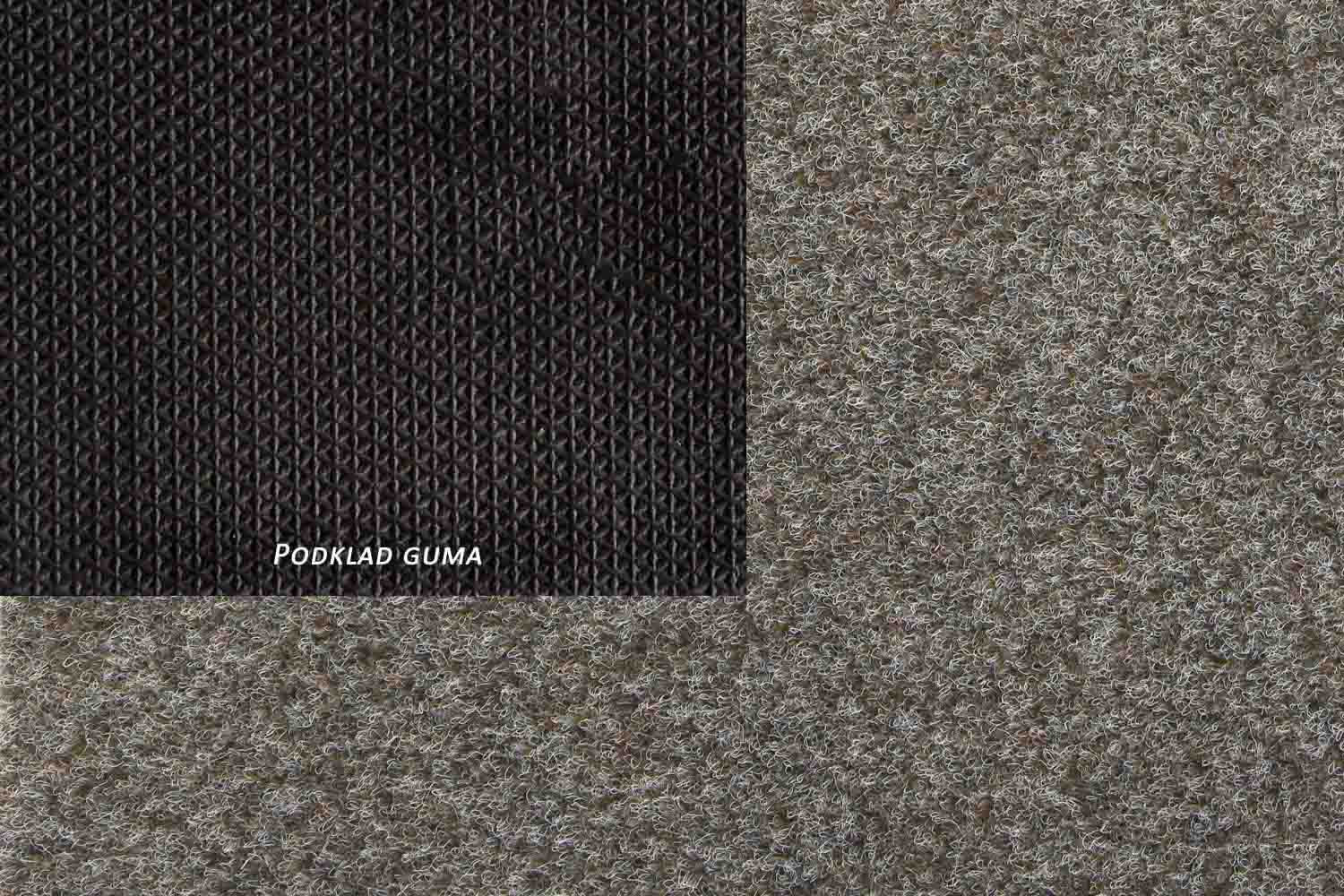 Metrážový koberec New Orleans gel 760 - gumový podklad rozměr š.400 x 340 cm MIL 2