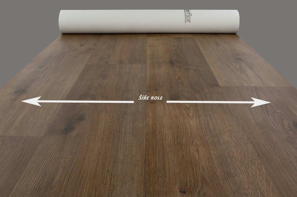 PVC Texline Gerflor rozměr š.200 x d.440 cm - Sherwood Brown 2015 PHA 3