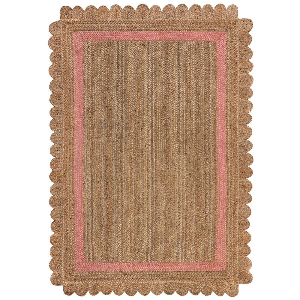 Kusový koberec Grace Jute Natural/Pink 120x170 cm