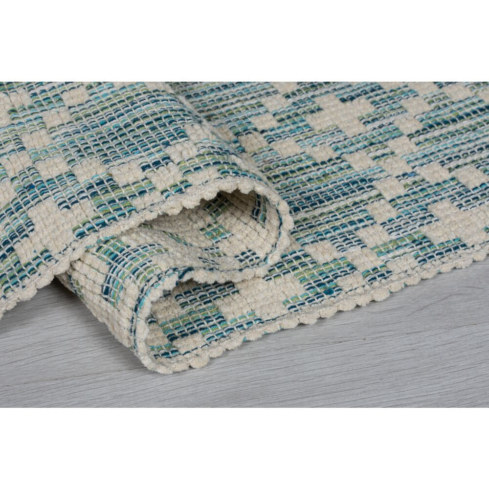 Kusový koberec Leela Ivory/Teal 4