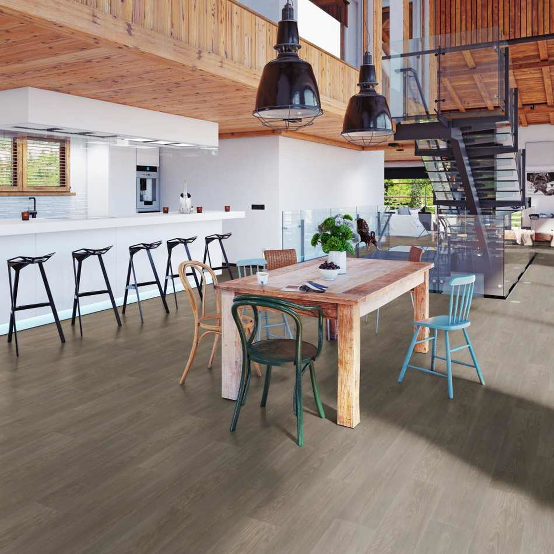 PVC HQR Gerflor rozměr š.400 x 420 cm - Castle Brown 1846 SVAT 2
