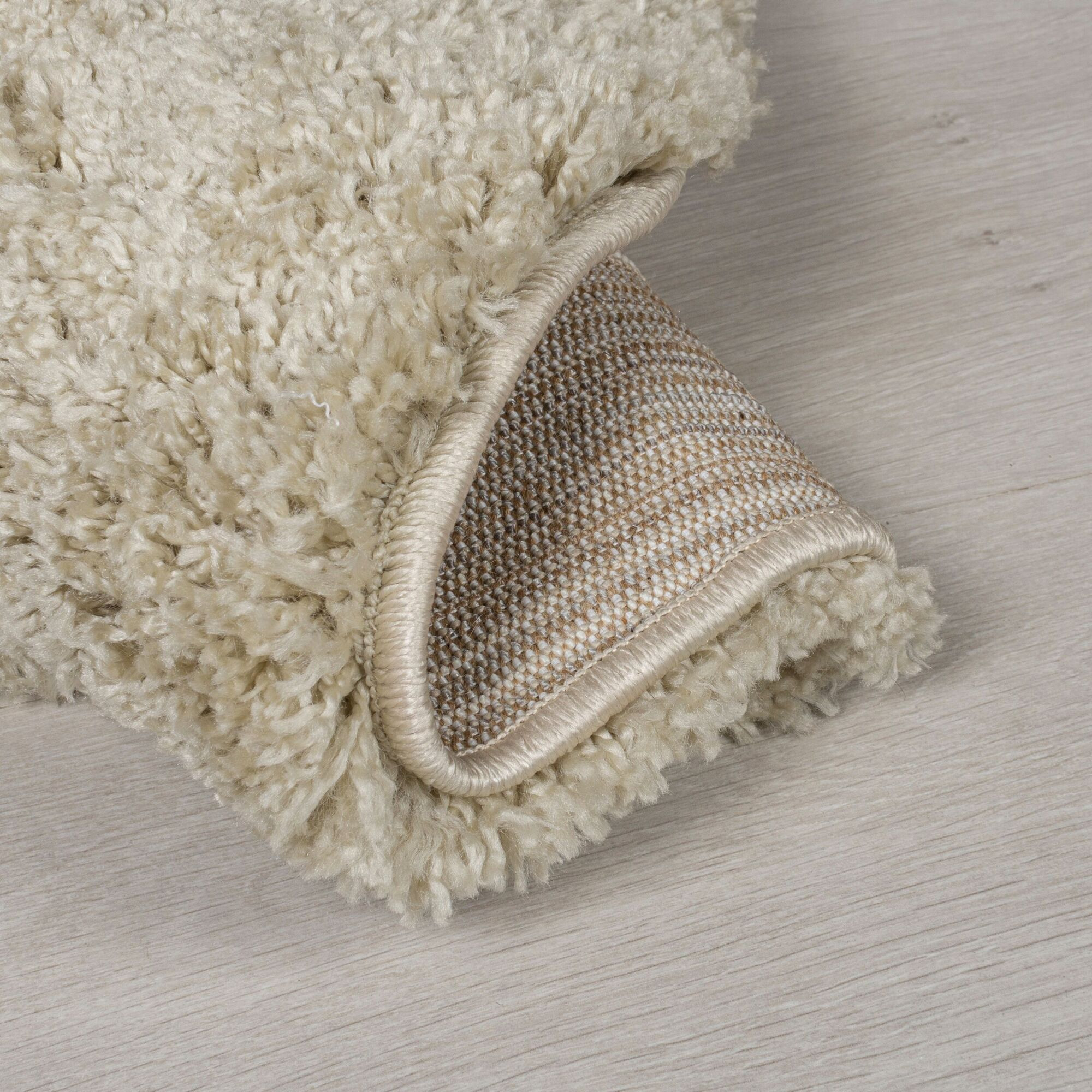 Kusový koberec Shaggy Teddy Natural kruh Kruh Ø 133 cm 2