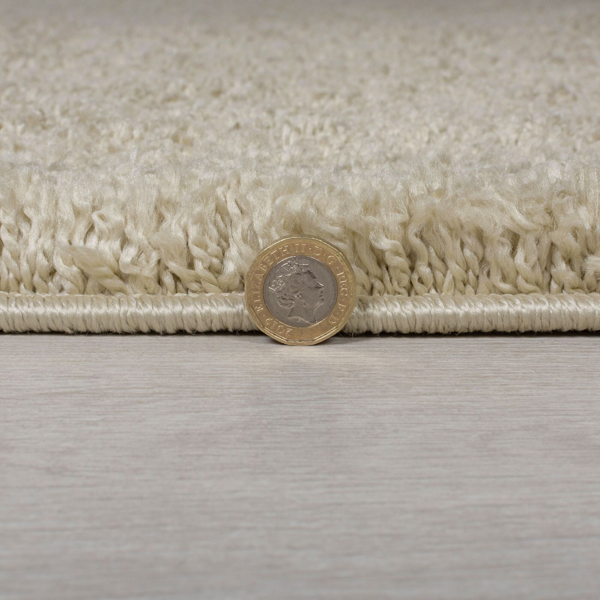 Kusový koberec Shaggy Teddy Natural kruh Kruh Ø 133 cm 5