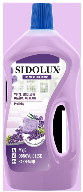 Sidolux Premium Floor Care - Vinyl,linoleum, dlažba, obklady - Marseillské mýdlo s levandulí 750ml 2
