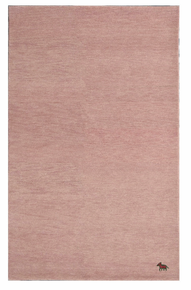 Ručně všívaný kusový koberec Asra wool pink