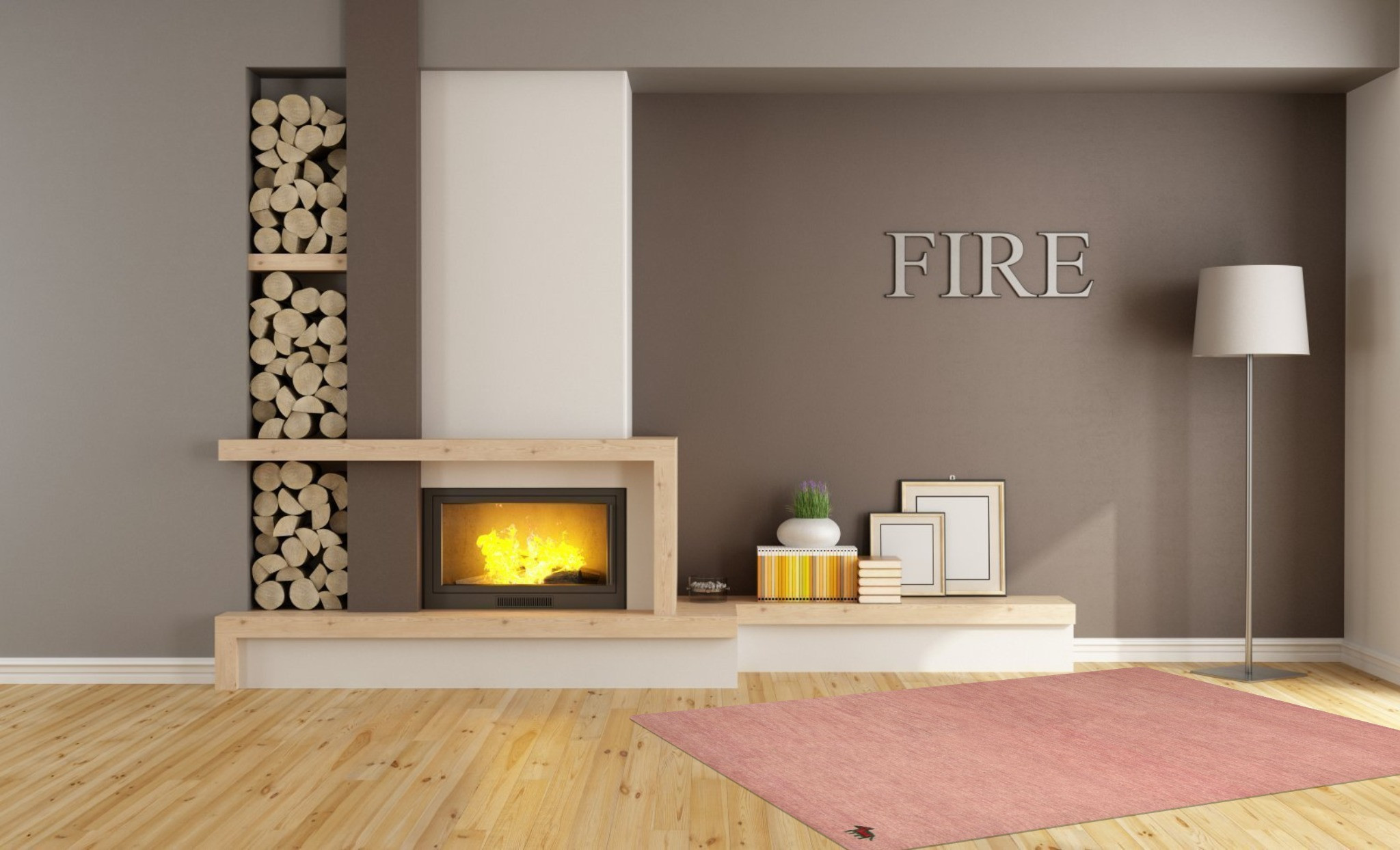 Ručně všívaný kusový koberec Asra wool pink 3