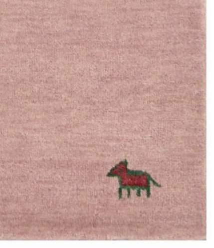 Ručně všívaný kusový koberec Asra wool pink 40x60 cm (obrázek 6)