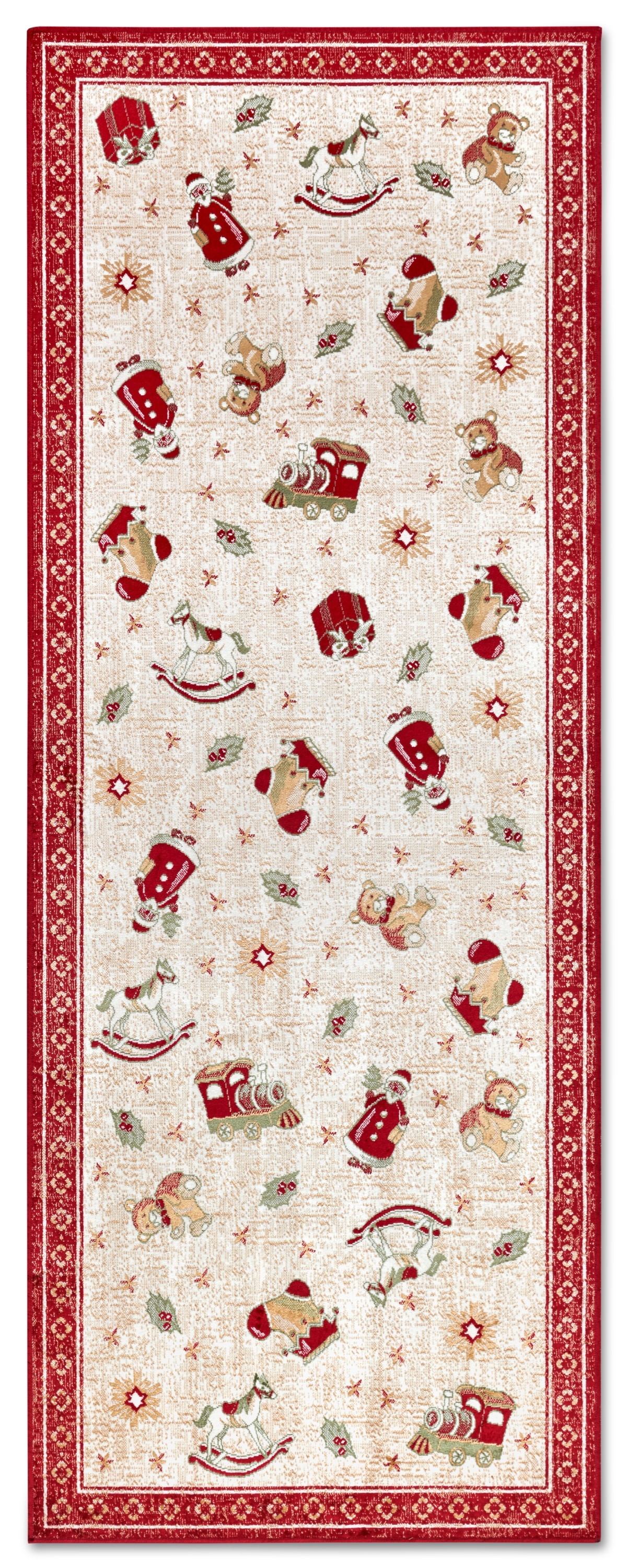 Běhoun Villeroy & Boch Toy's delight se střiženým vlasem 106217 Red, Multicolor 80x200 cm