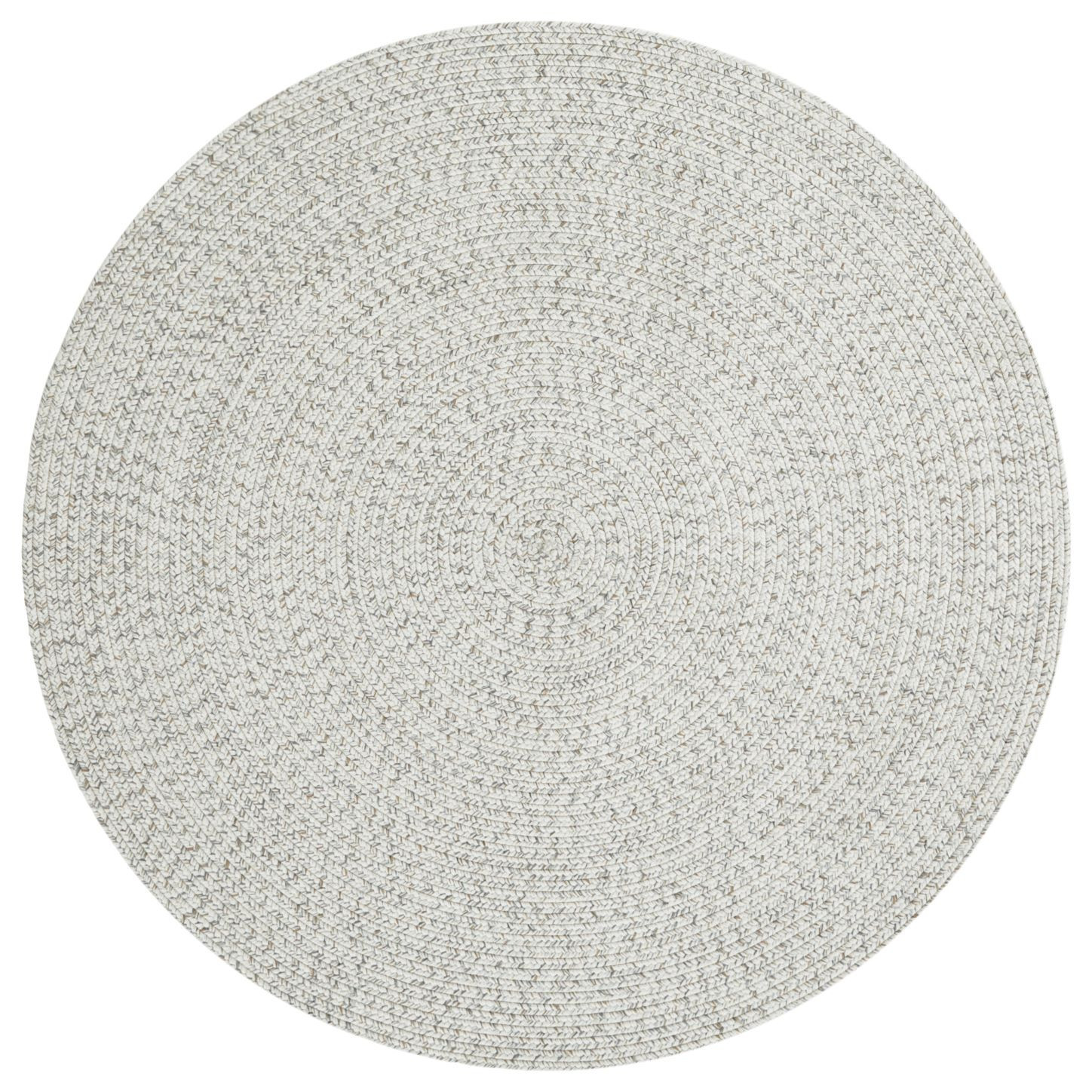 Kusový koberec Braided 105553 Light Melange kruh – na ven i na doma Kruh Ø 150 cm