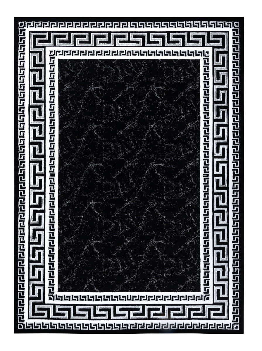 Kusový koberec Gloss 2813 87 greek black/grey