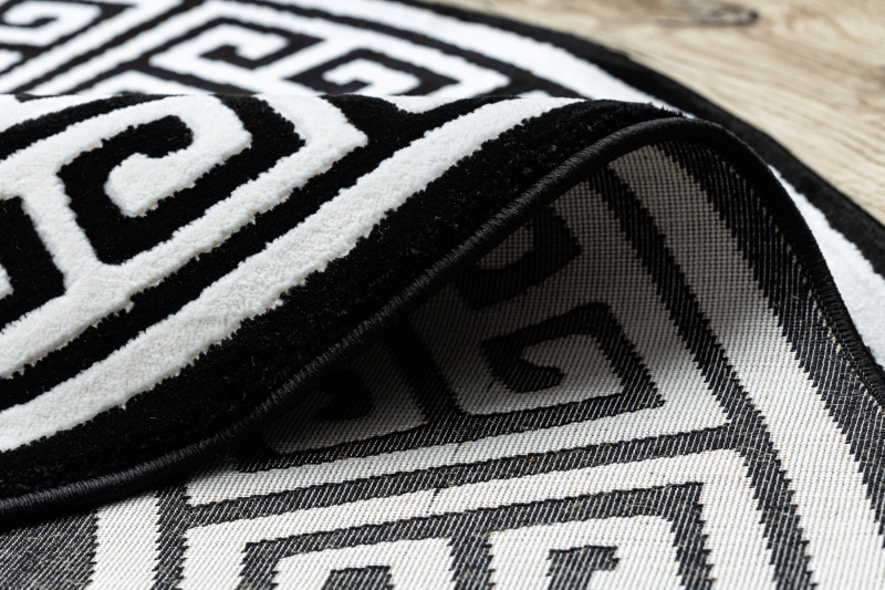 Kusový koberec Gloss 6776 85 greek black/ivory kruh Kruh Ø 200 cm 5