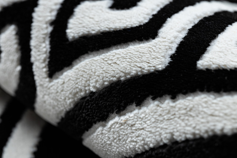 Kusový koberec Gloss 6776 85 greek black/ivory kruh Kruh Ø 200 cm (obrázek 9)