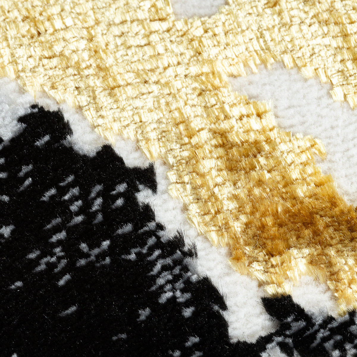 Kusový koberec Allure 1963 black/gold kruh Kruh Ø 200 cm 4