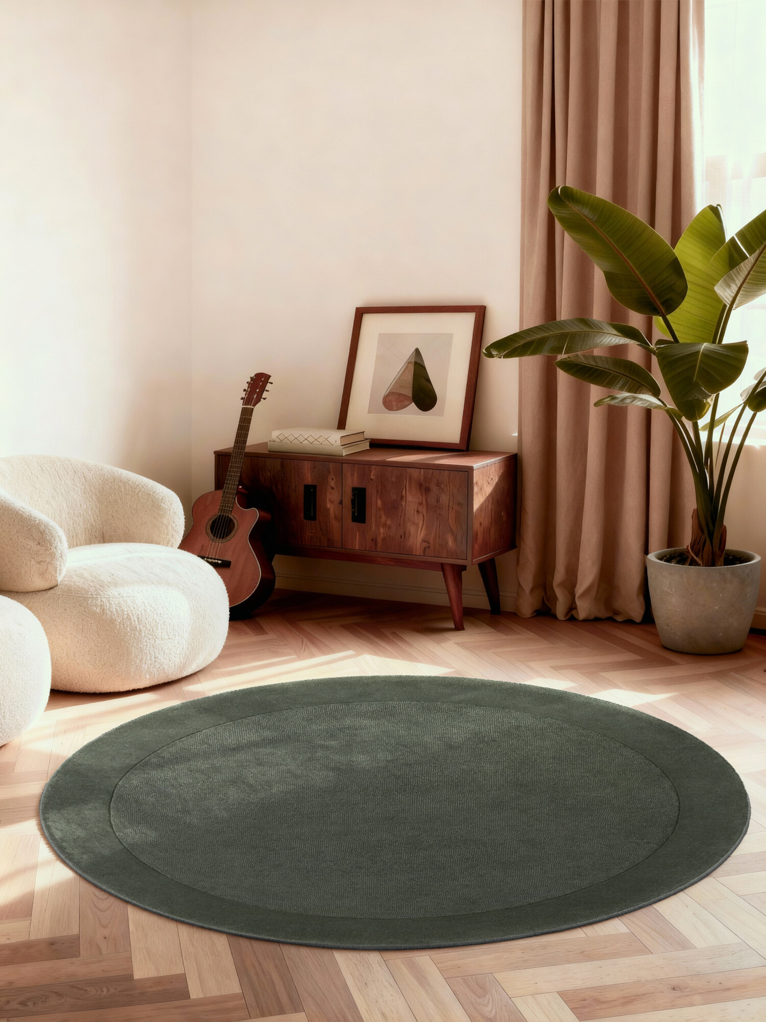 Kusový koberec Villeroy & Boch Kari 106284 Green kruh Kruh Ø 150 cm 3