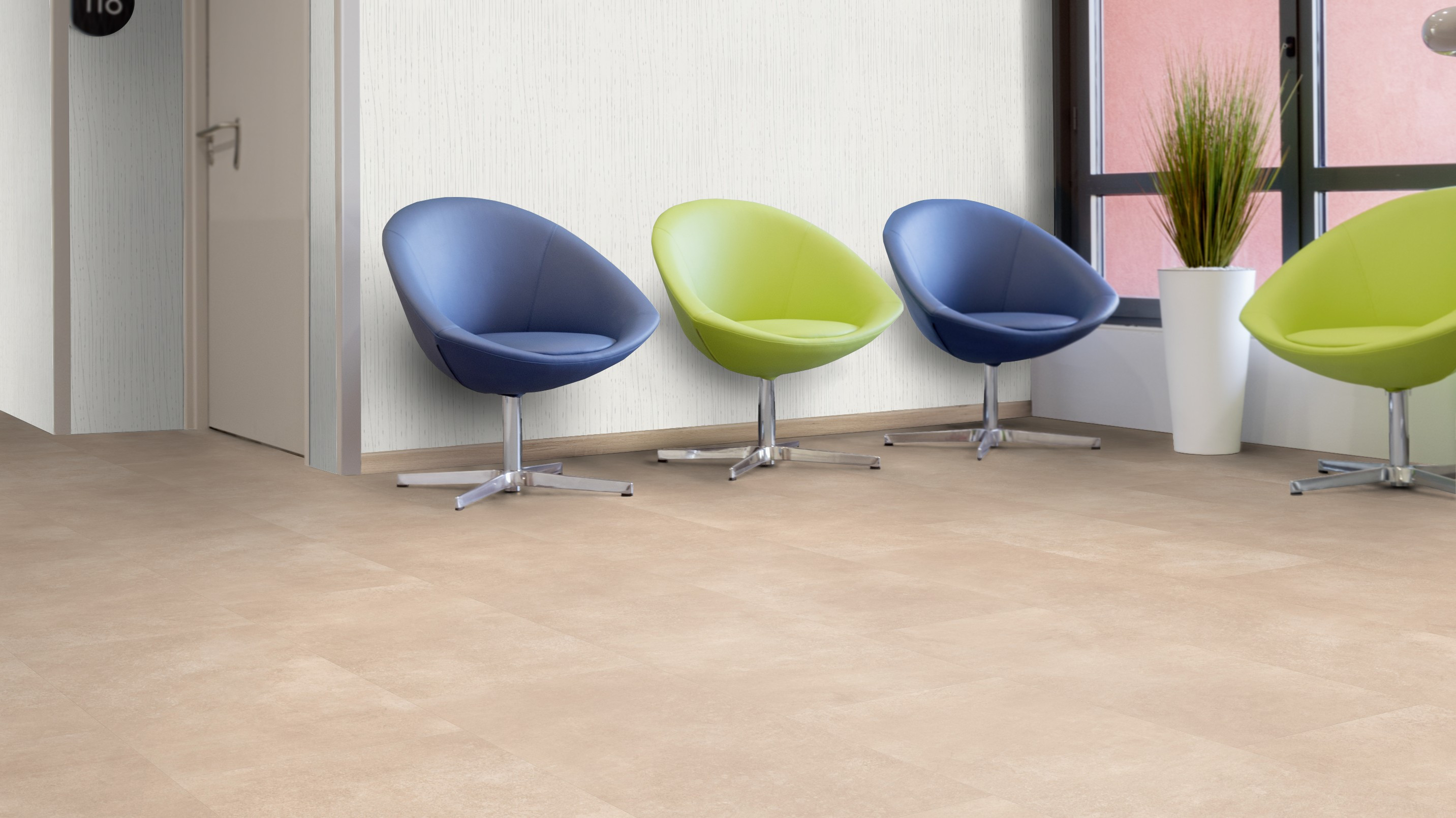 Vinylová podlaha Creation 30 Bloom Uni Cream 1600 - lepená 457x914 mm 4