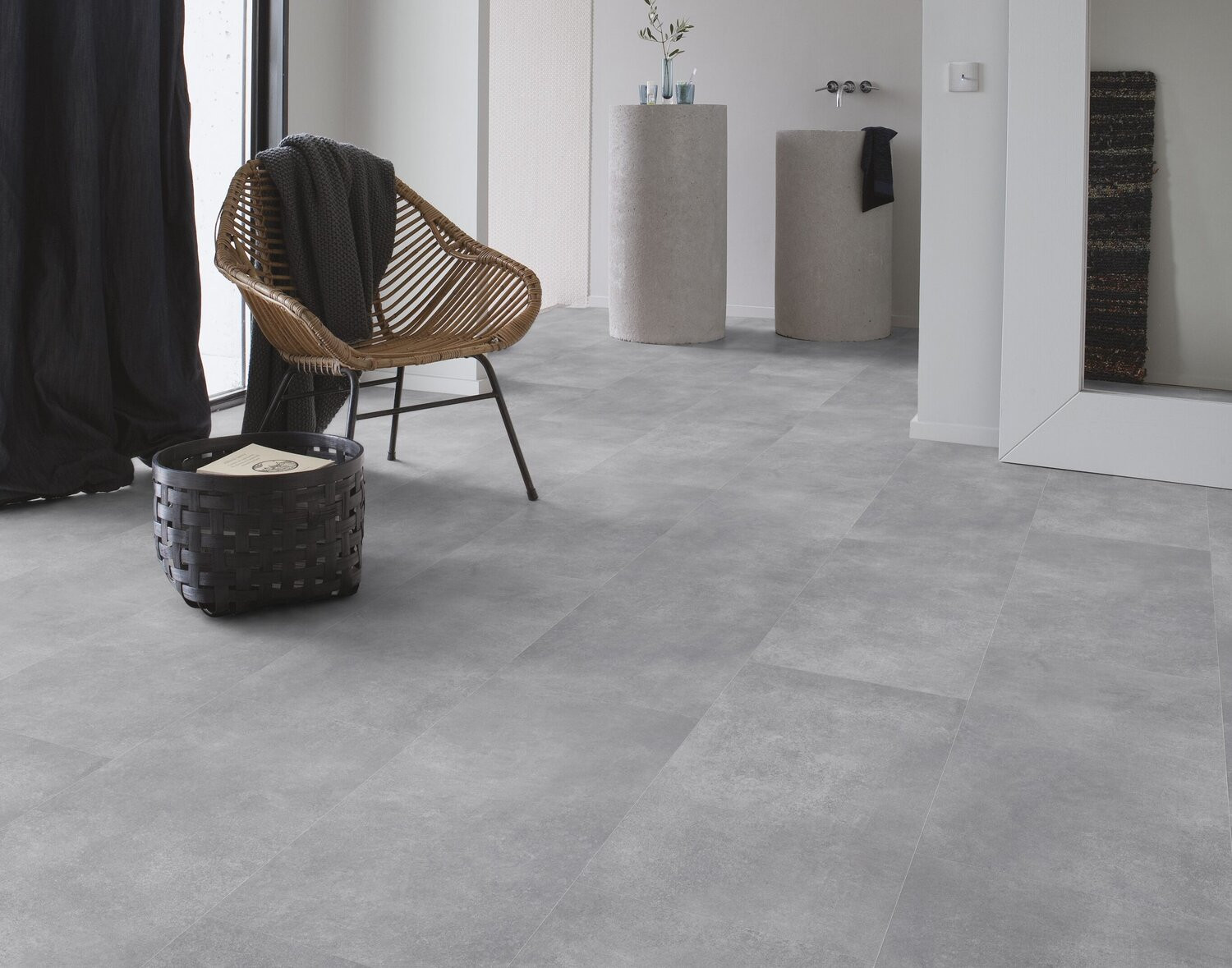 Vinylová podlaha Creation 30 Bloom Uni Pearl 1602 - lepená 457x914 mm 2
