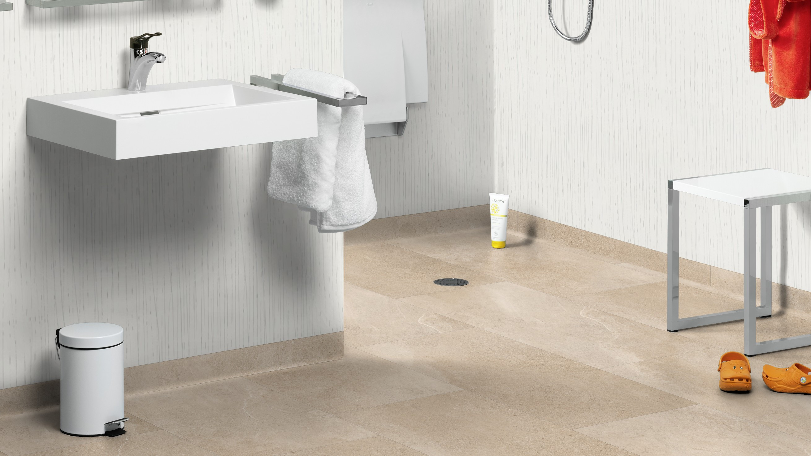 Vinylová podlaha Creation 30 Curton Stone Clear 1603 - lepená 457x914 mm 2
