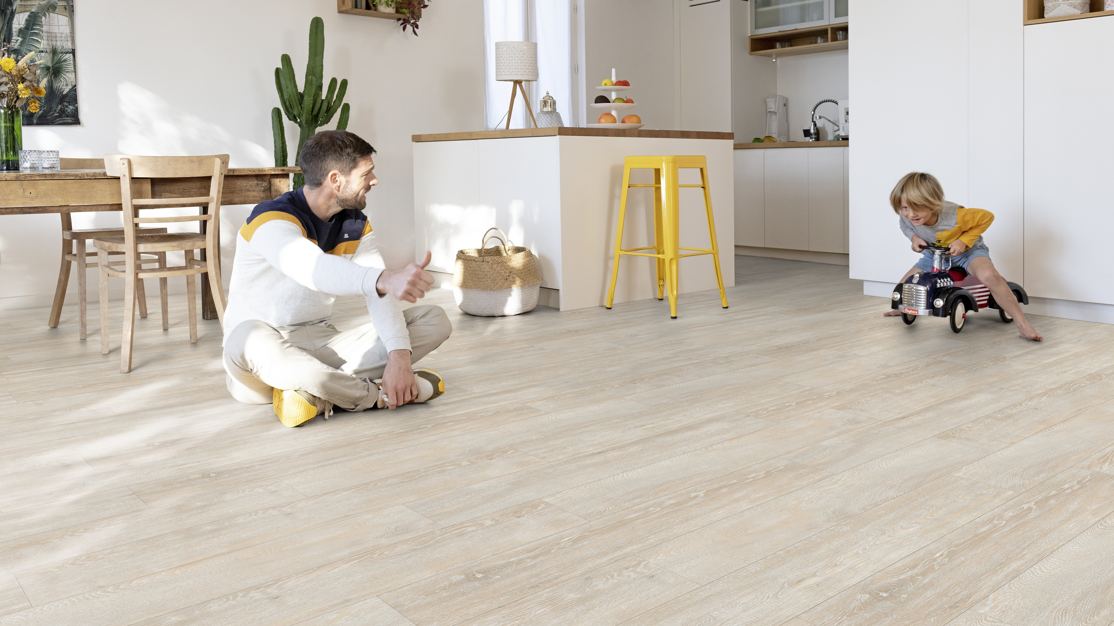 Vinylová podlaha Creation 55 White Lime 0584 - lepená 184x1219 mm (obrázek 7)