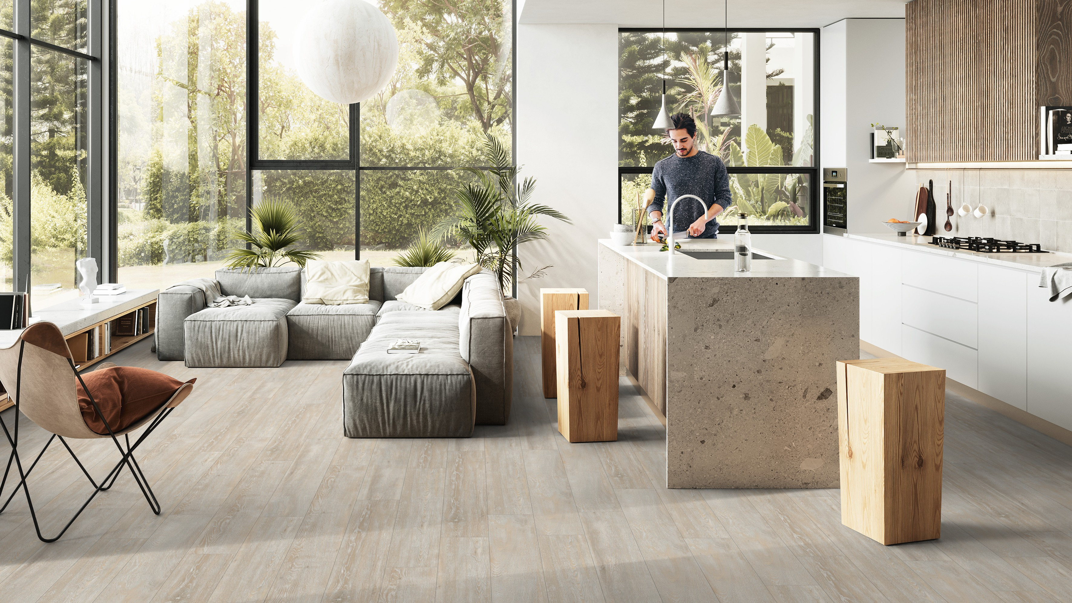 Vinylová podlaha Creation 55 White Lime 0584 - lepená 184x1219 mm (obrázek 8)