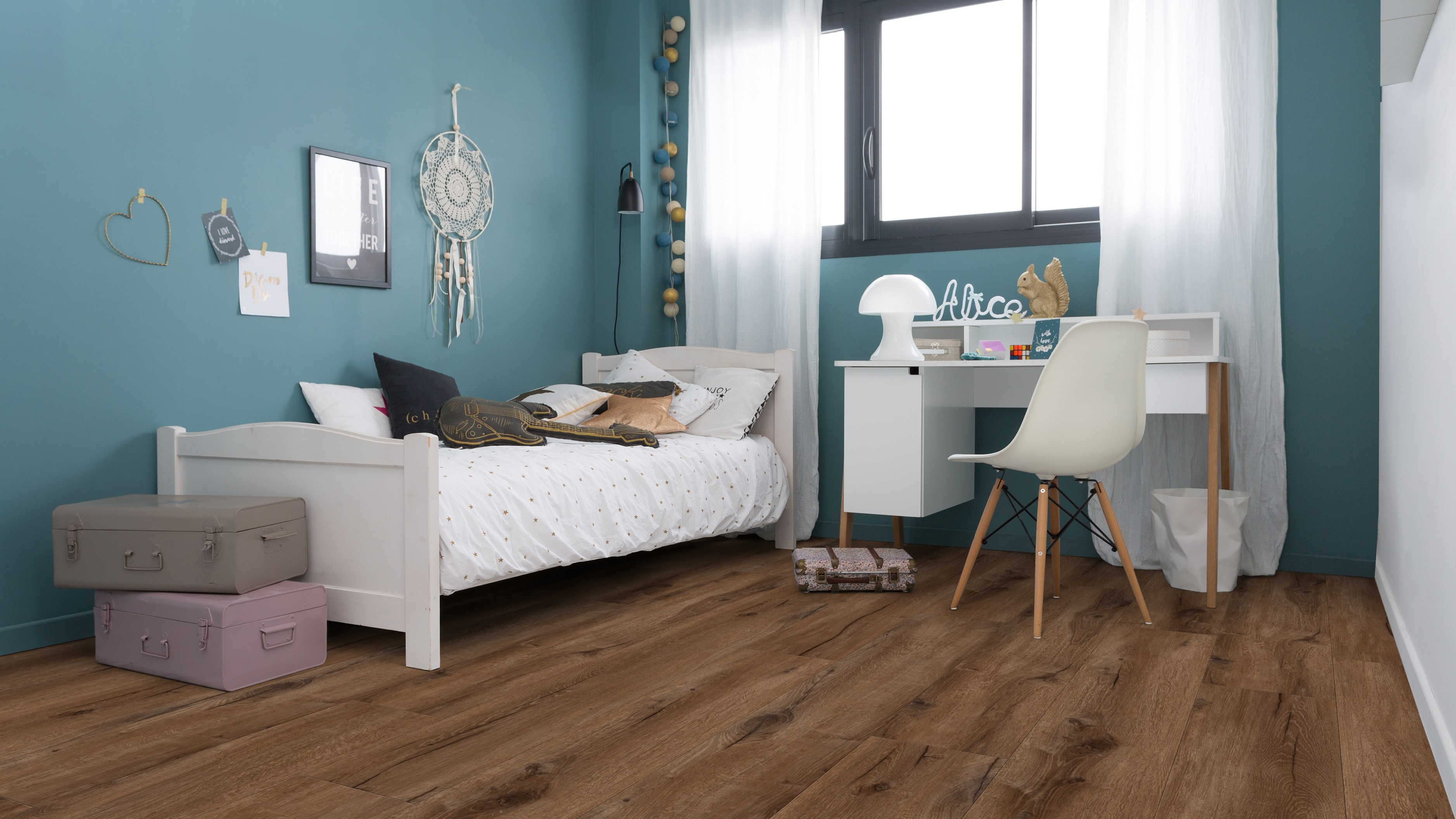 Vinylová podlaha Creation 55 Cedar Dark Brown 1605 - lepená 230x1500 mm 4