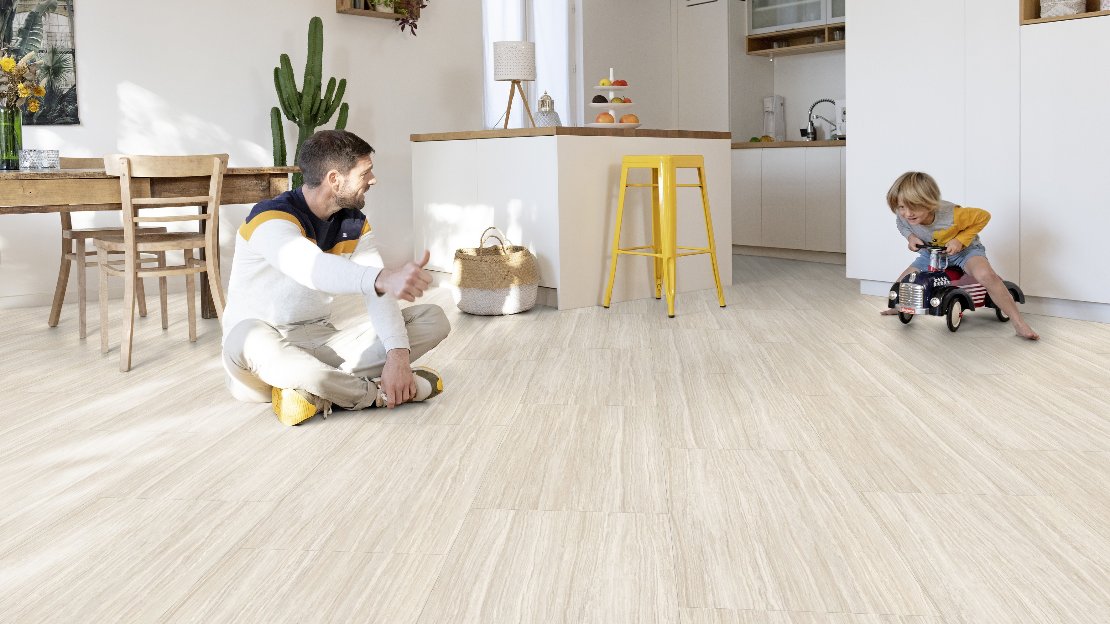 Vinylová podlaha Creation 55 Paradiso Bone 1729 - lepená 457x914 mm 5