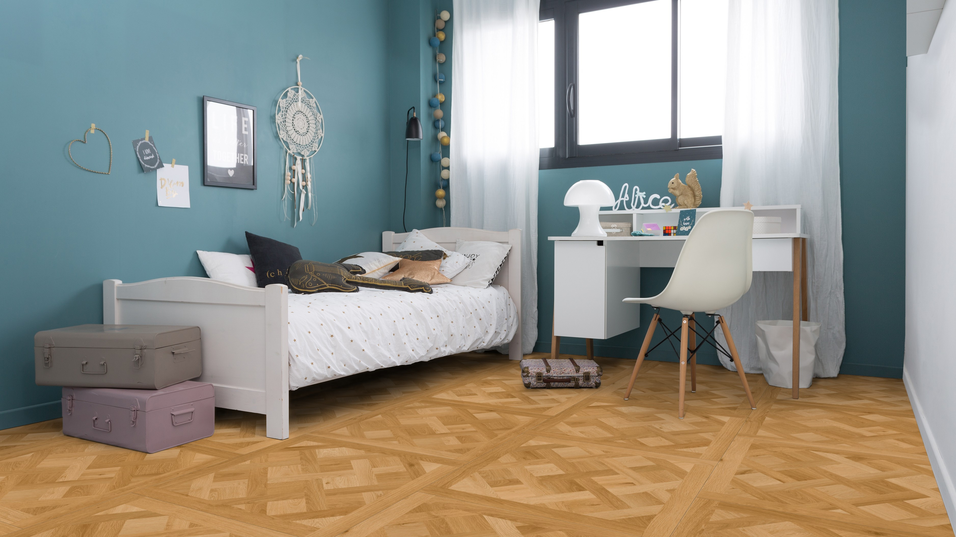 Vinylová podlaha Creation 55 Versailles Blond 1751 - lepená 610 x 610 mm 4