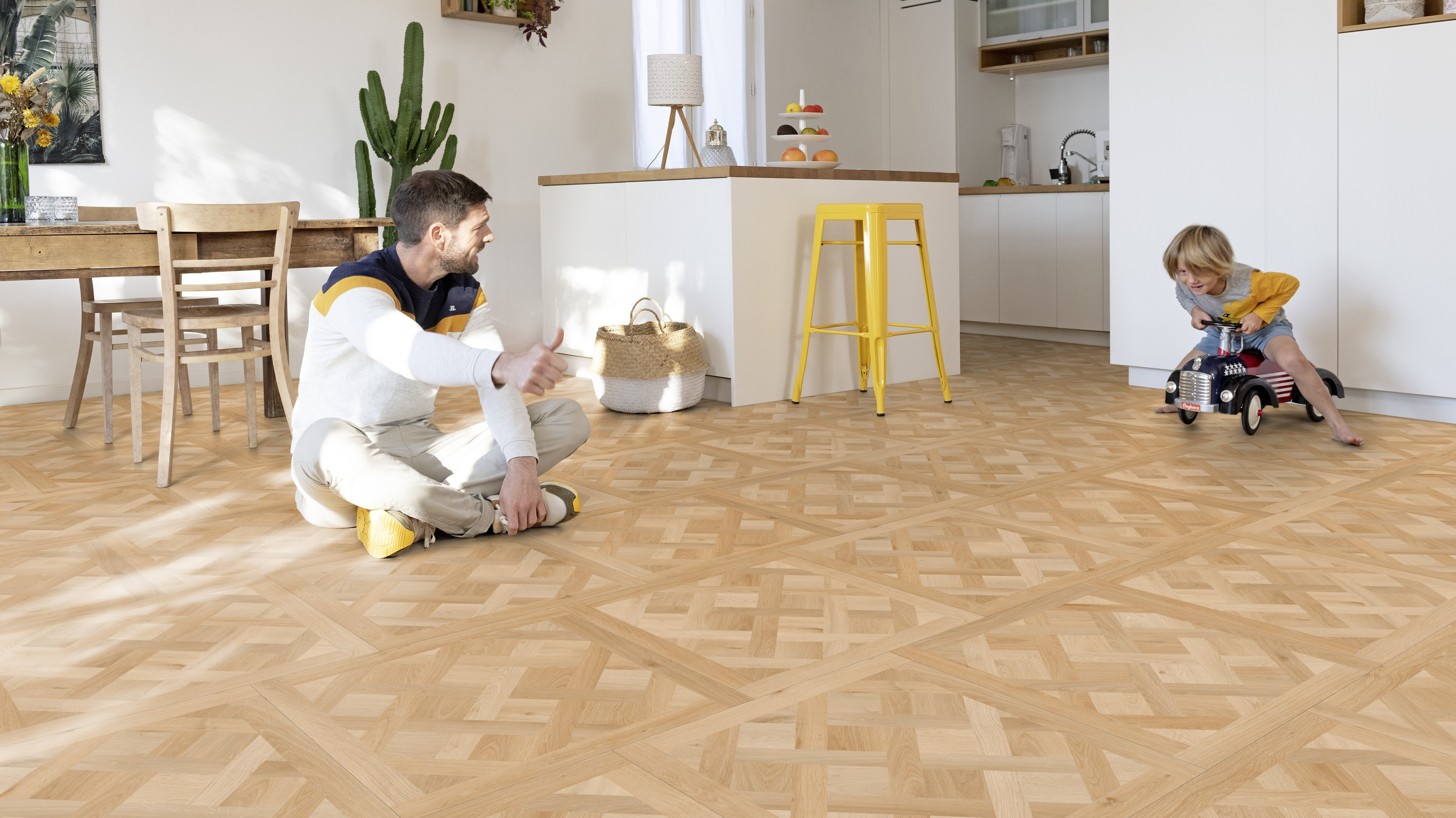Vinylová podlaha Creation 55 Versailles Honey 1750 - lepená 610 x 610 mm 5