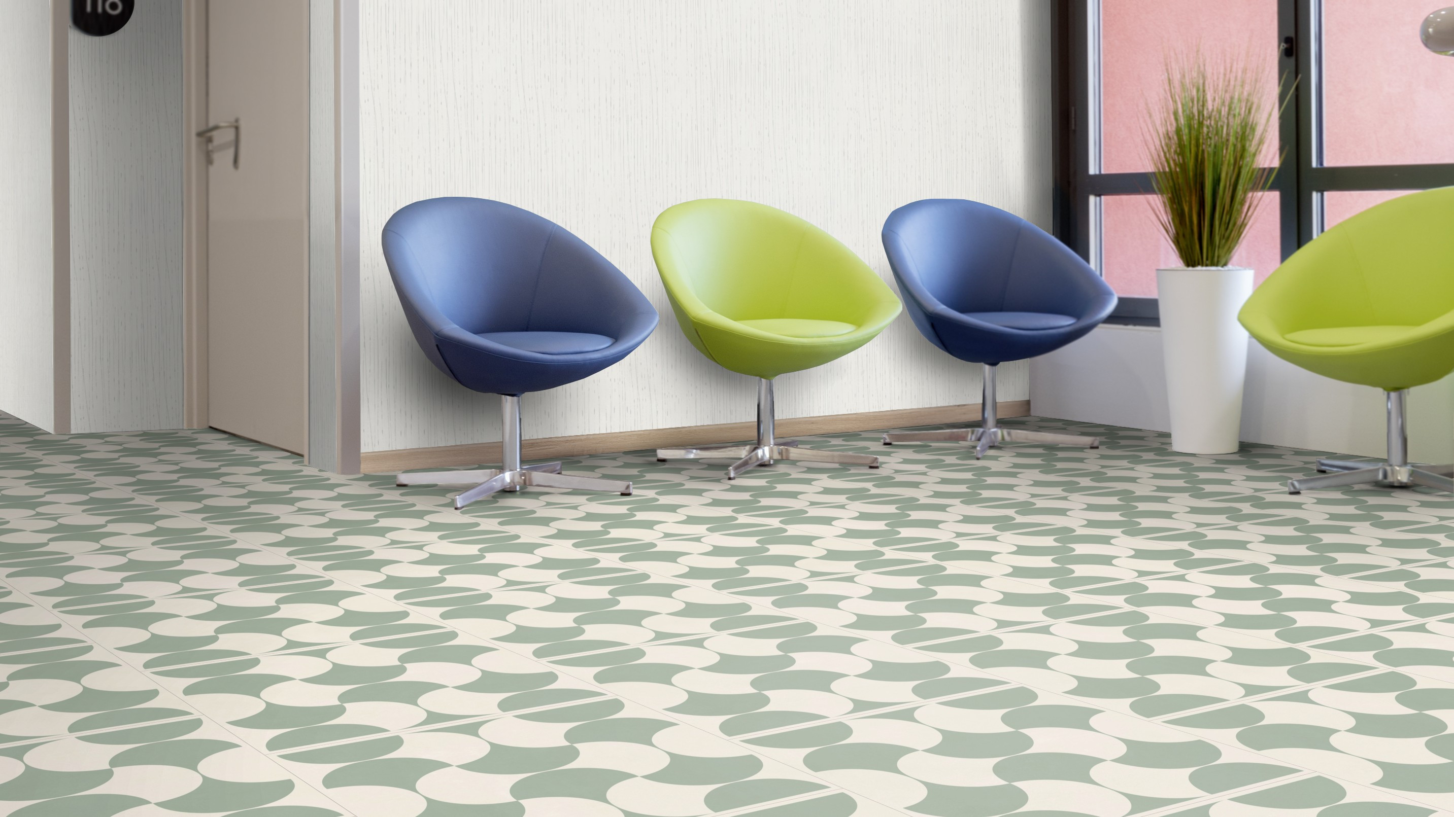 Vinylová podlaha Creation 55 Luna Cobalt 1749 - lepená 610 x 610 mm 4