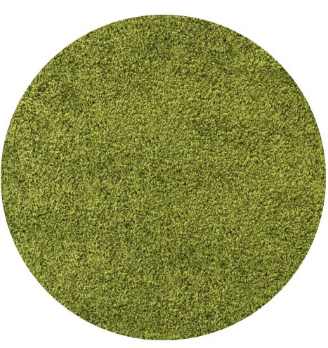 Kusový koberec Life Shaggy 1500 green kruh
