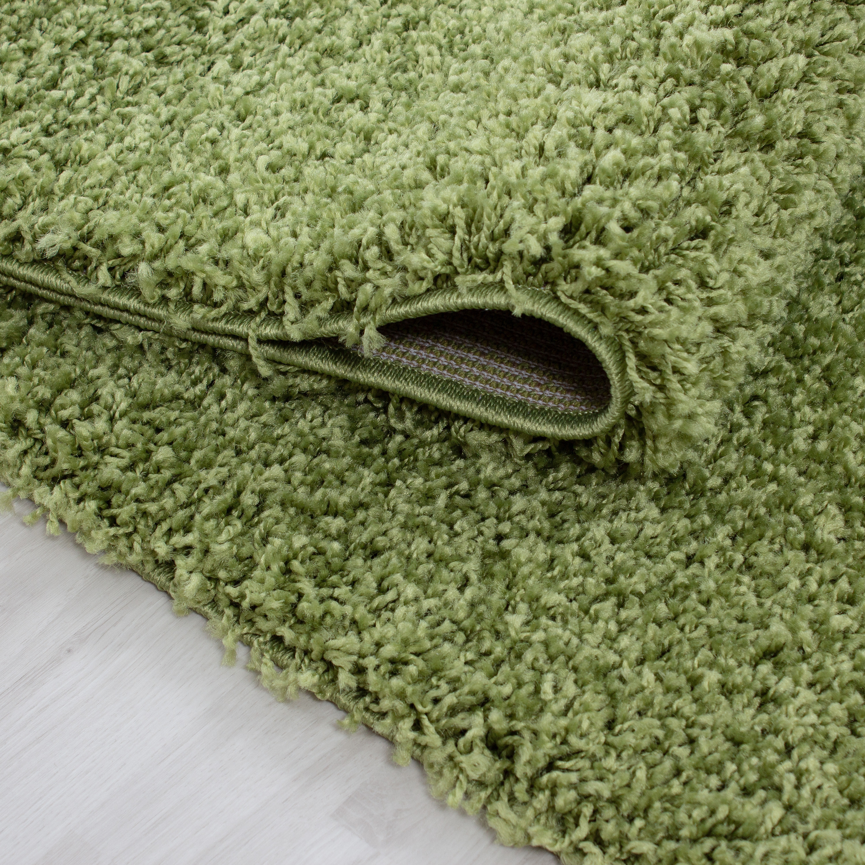 Kusový koberec Life Shaggy 1500 green kruh 3
