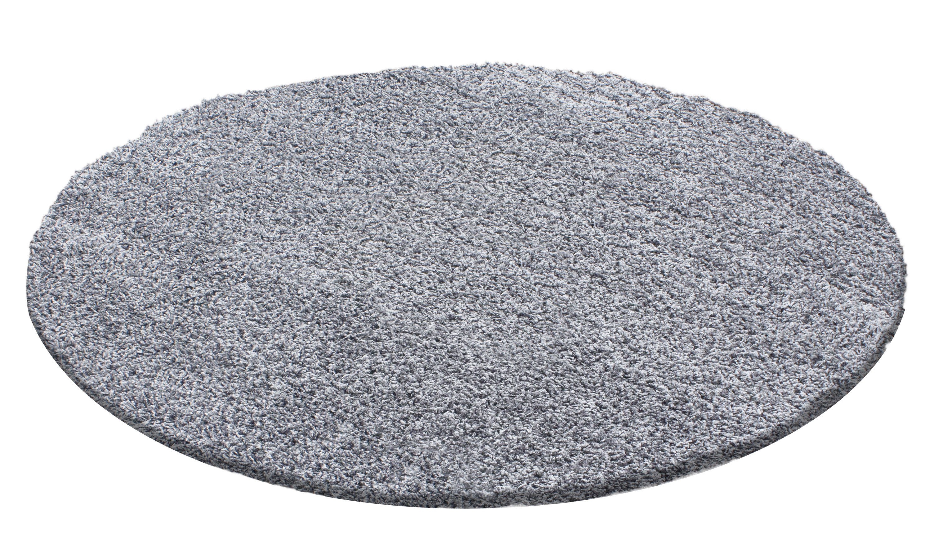 Kusový koberec Life Shaggy 1500 light grey kruh 4