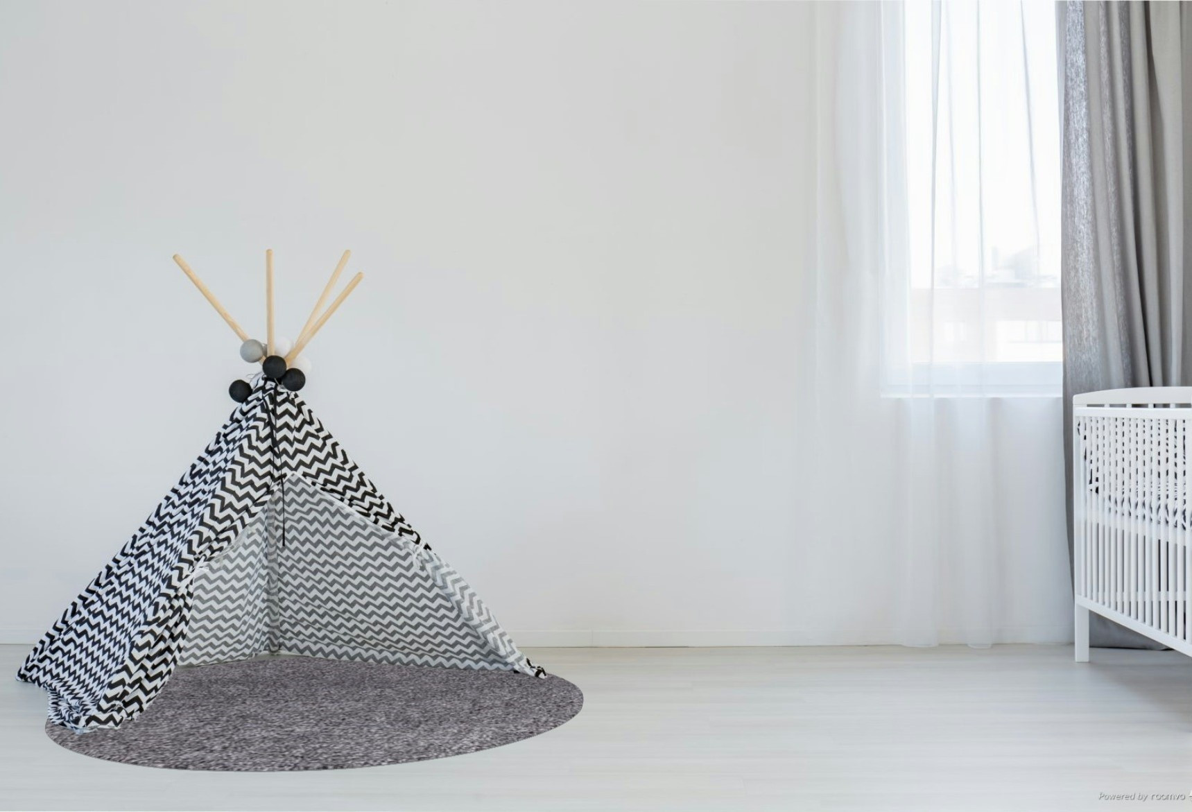 Kusový koberec Life Shaggy 1500 light grey kruh 5