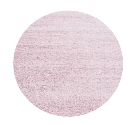 Kusový koberec Life Shaggy 1500 pink kruh