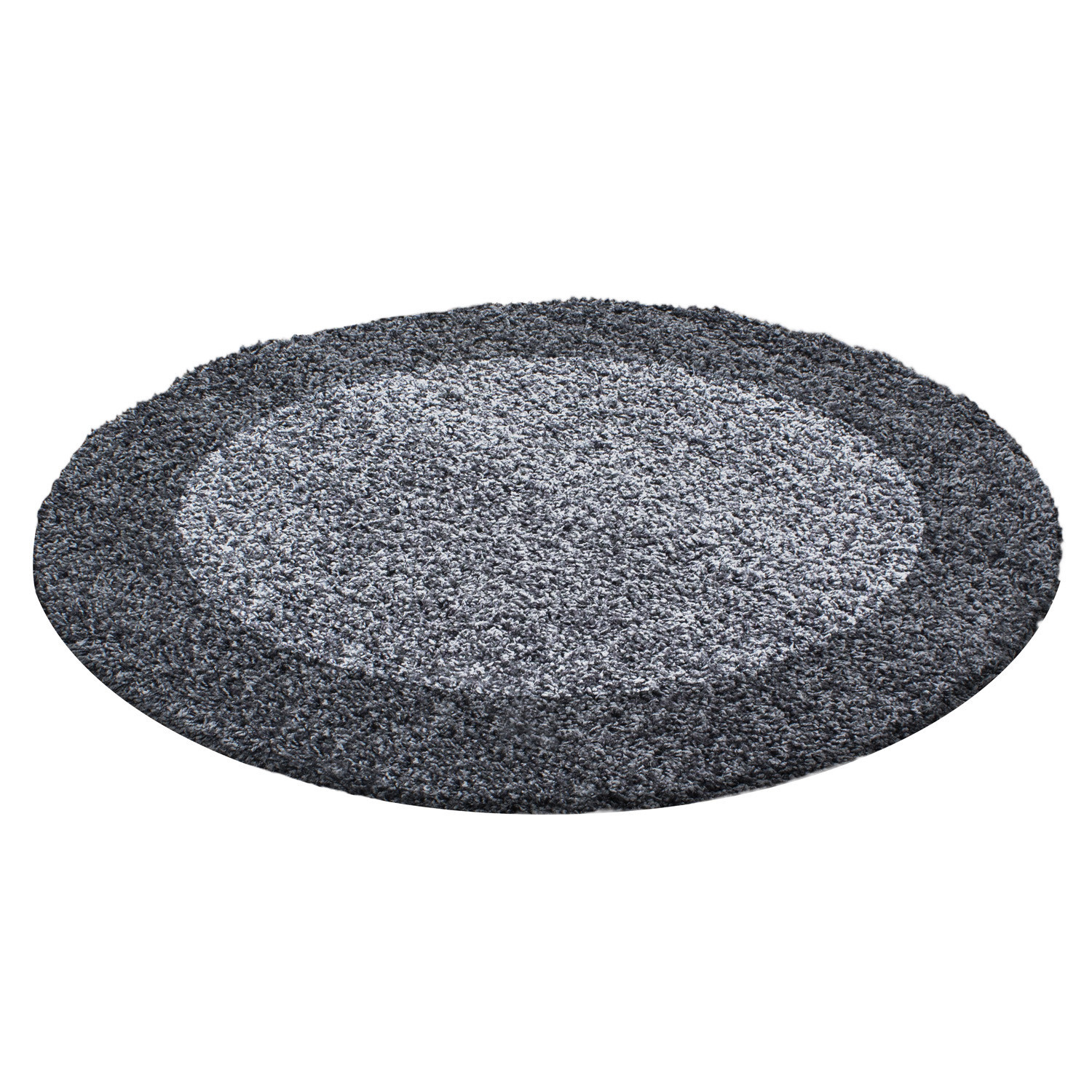 Kusový koberec Life Shaggy 1503 grey kruh 4