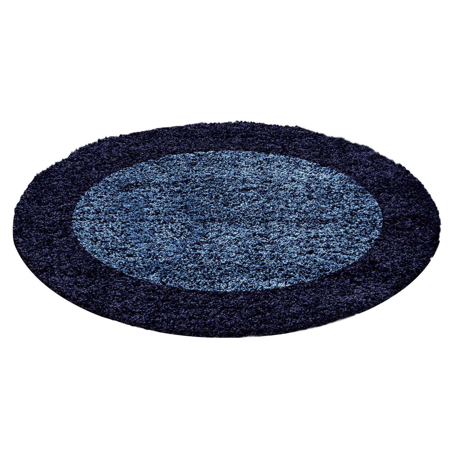 Kusový koberec Life Shaggy 1503 navy kruh 4