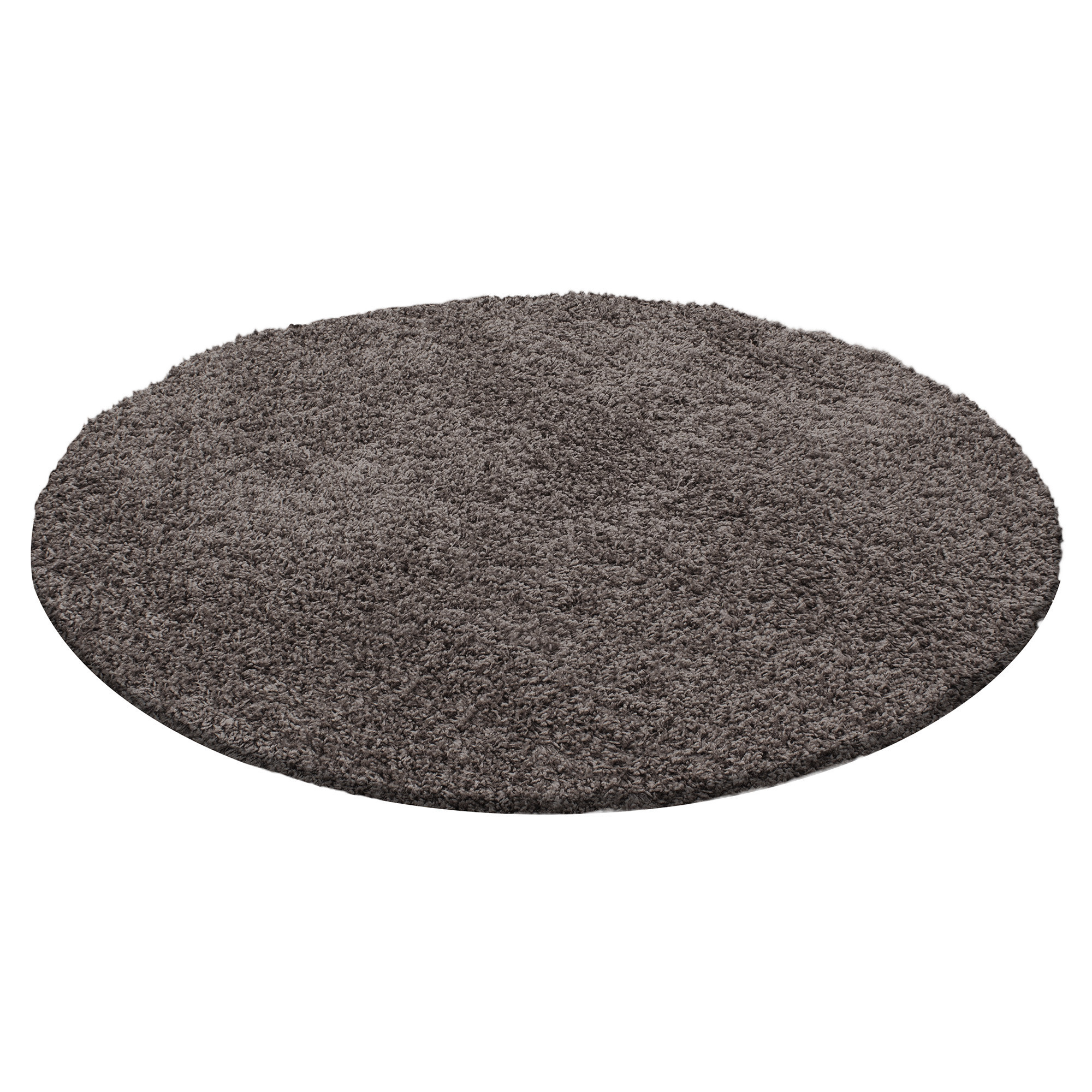 Kusový koberec Life Shaggy 1500 taupe kruh 4