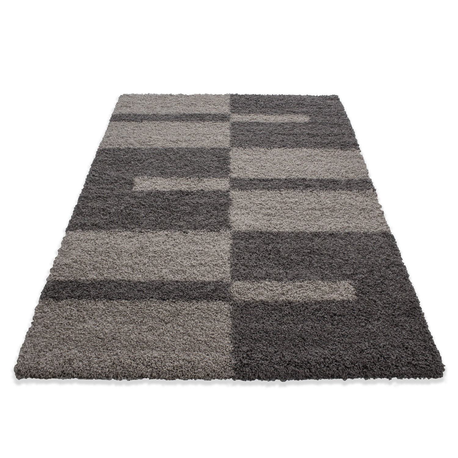 Kusový koberec Gala shaggy 2505 taupe 120x170 cm (obrázek 7)