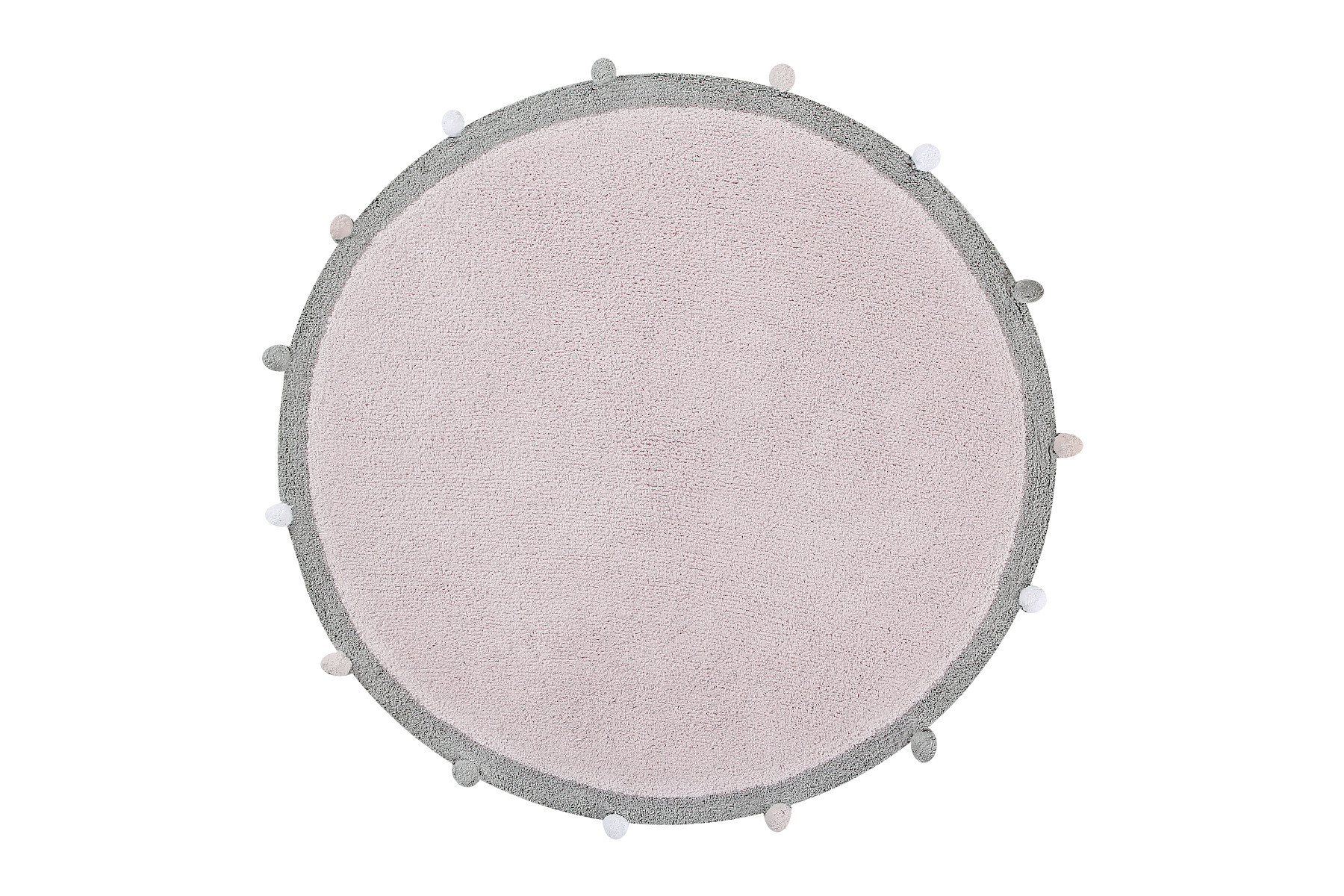 Pratelný koberec Bubbly Soft Pink Kruh Ø 120 cm