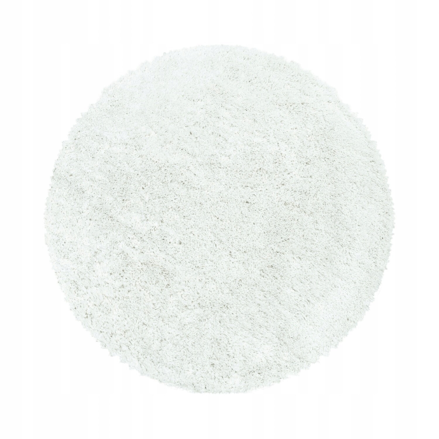 Kusový koberec Fluffy Shaggy 3500 white kruh