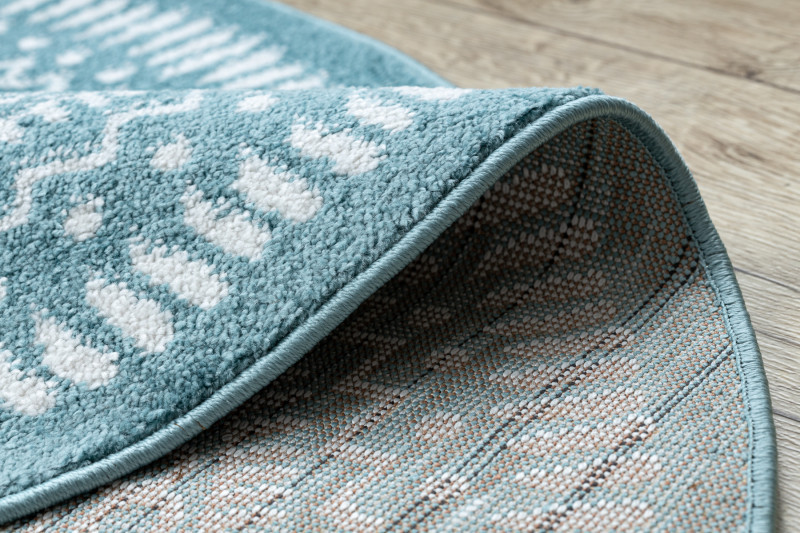 Kusový koberec Napkin blue kruh 4