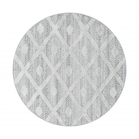 Kusový koberec Pisa 4707 Grey kruh