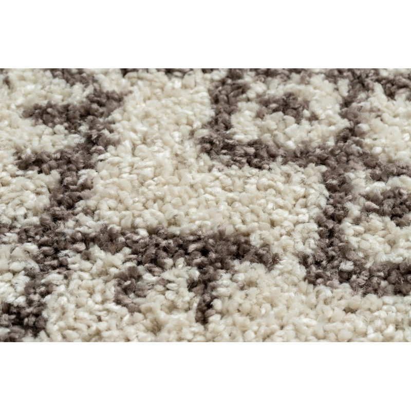 Kusový koberec Berber Tanger B5940 cream and brown kruh Kruh Ø 120 cm 4